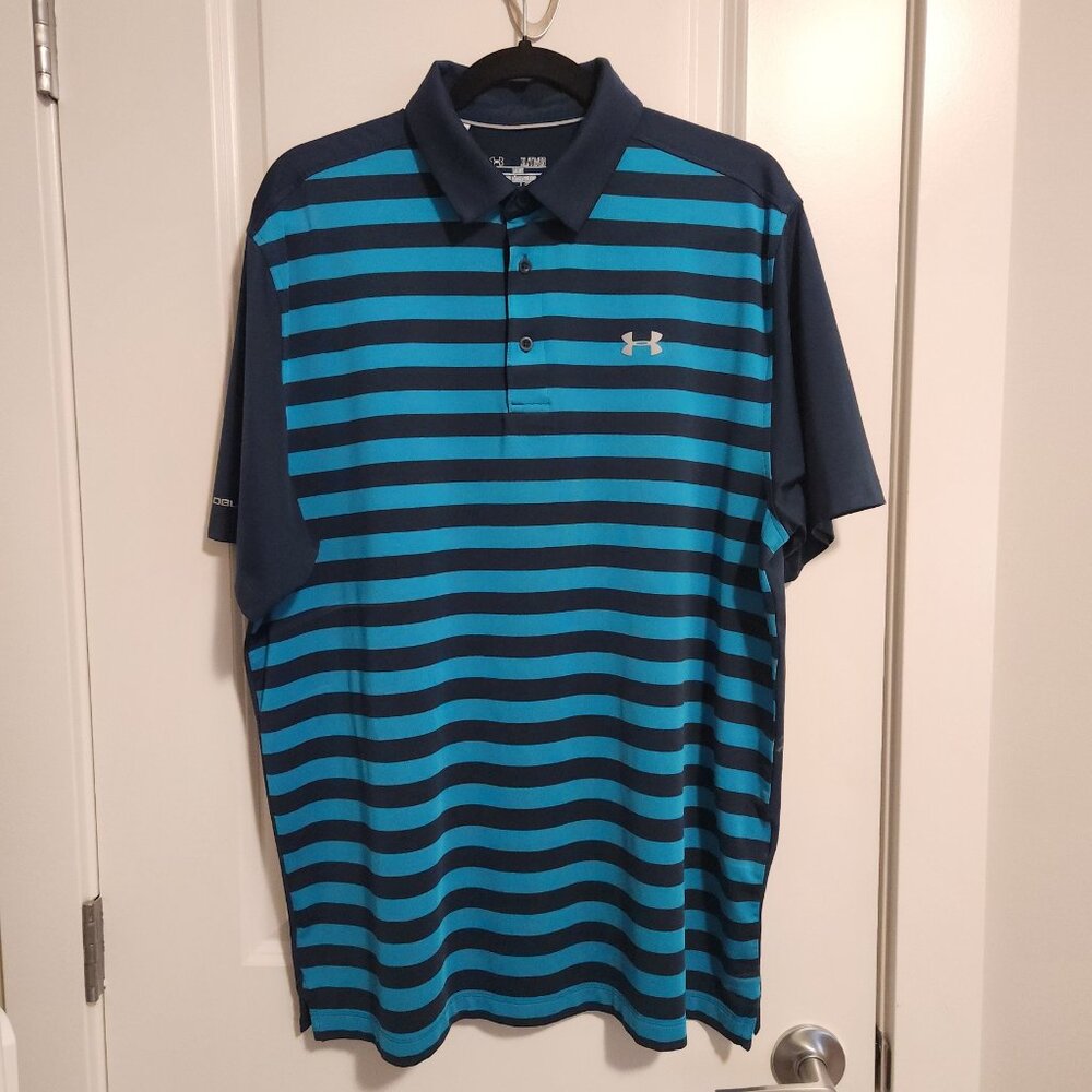 NWOT - Men's Under Armour Loose Heatgear Polo Shirt - Size XL